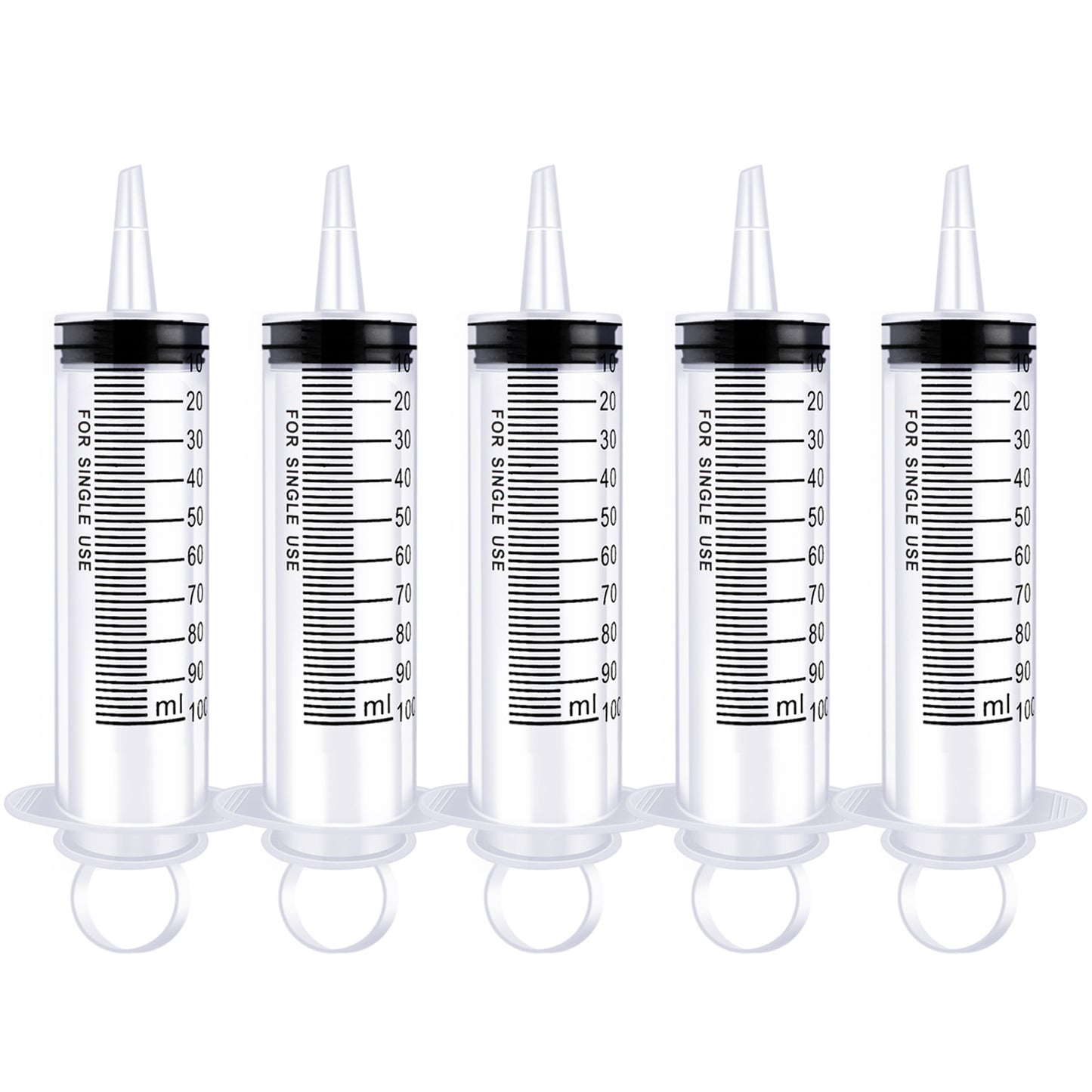 5Packs 100Ml Syringe for Industrial