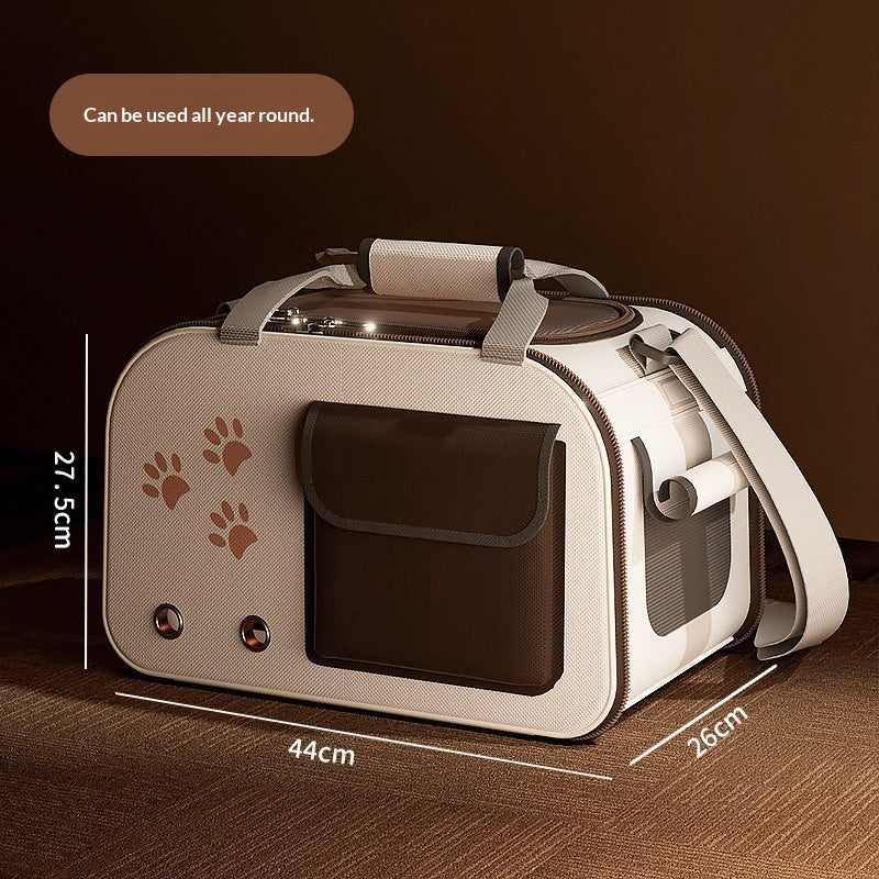 Winter Warm Cat Carrier Portable for Outings