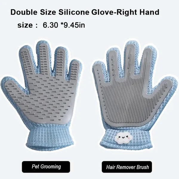 2-In-1 Pet Grooming Glove