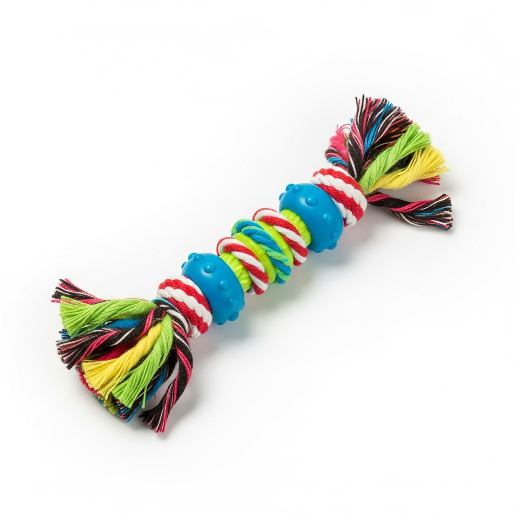 Dog Toys Balls Interactive Treat Rope Rubber Leaking
