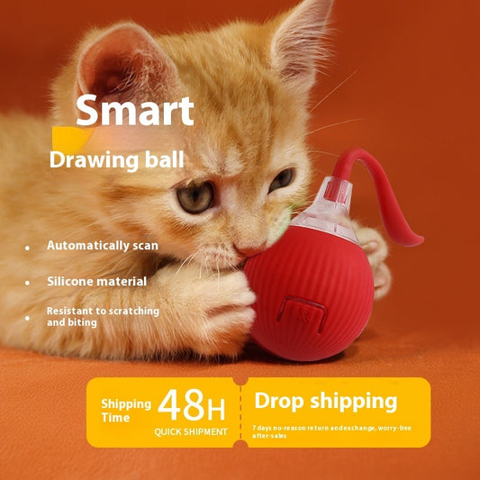 Interactive Cat Toy Ball Super Drive Cat Rolling
