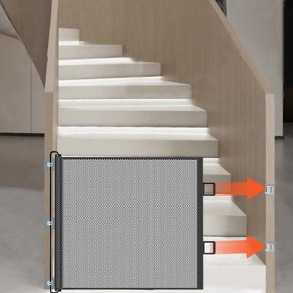 Retractable Baby Gate Safety Guard Folding Pet Dog