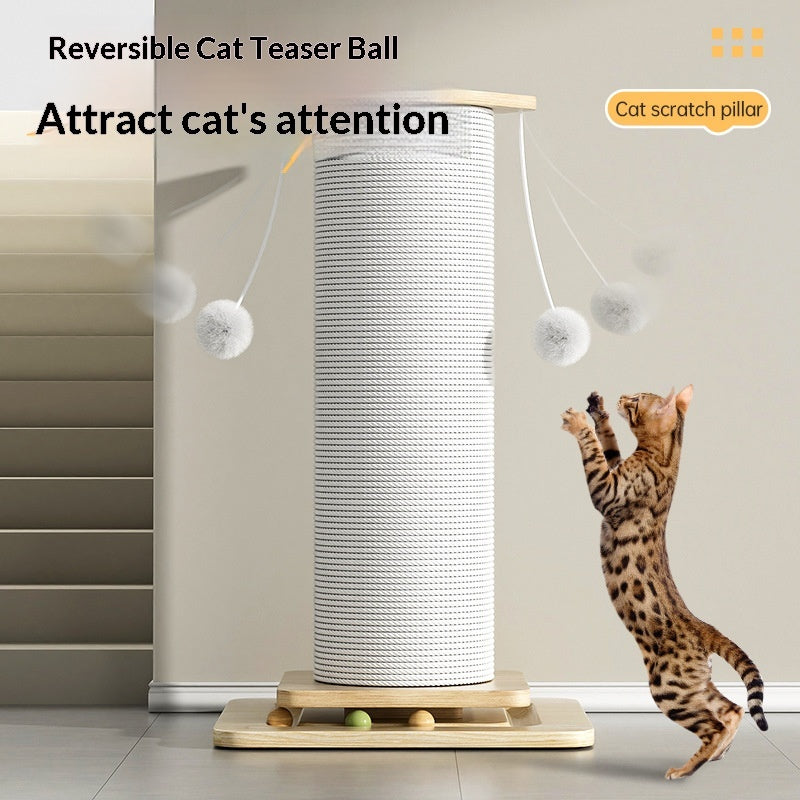 Cat Scratch Post and Cat Tree Combo