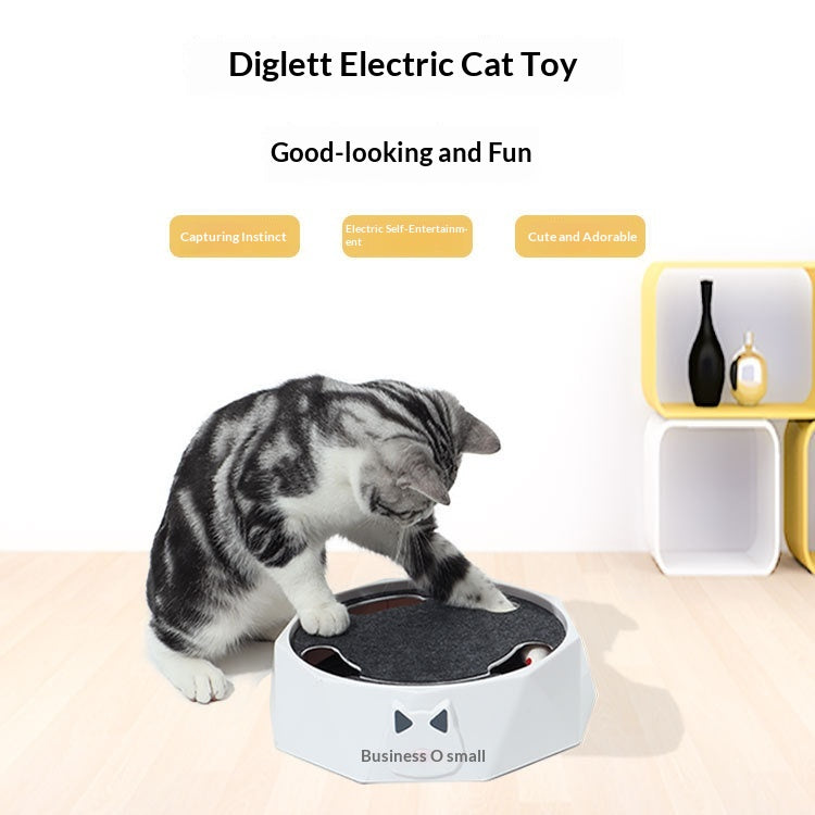 Plush Little Mouse Cat Turntable Automatic Electric Pet