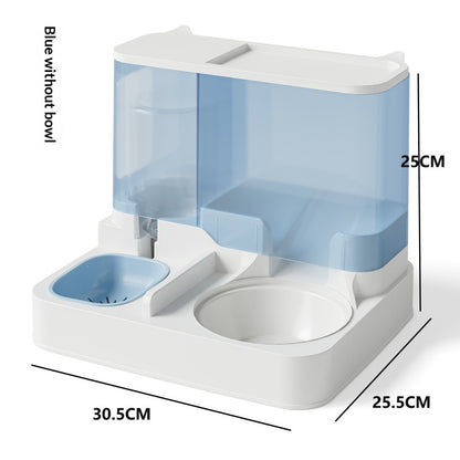 Automatic Feeder and Water Fountain Combo Cat Food
