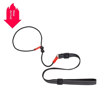 New Non-Slip Dog Training Leash Burst-Stop Choke Chain