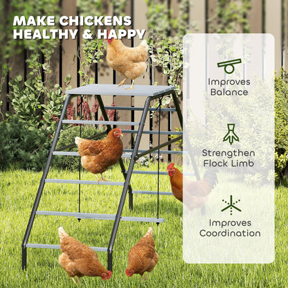 Chicken Coop Perches with Adjustable Swing