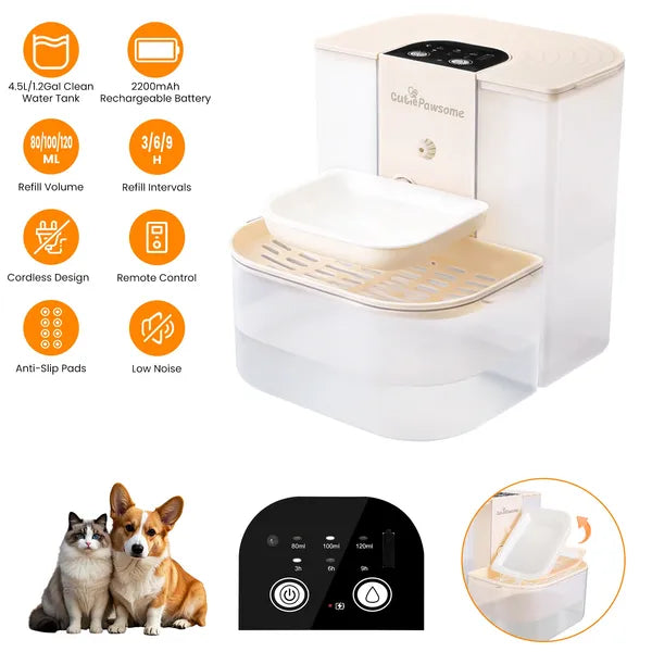 Smart Pet Water Fountain Automatic Cat Water Dispenser