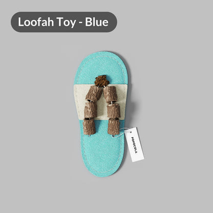 Loofah Cat Boredom