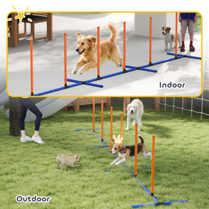 Dog Agility Training Equipment Adjustable Poles for Dog