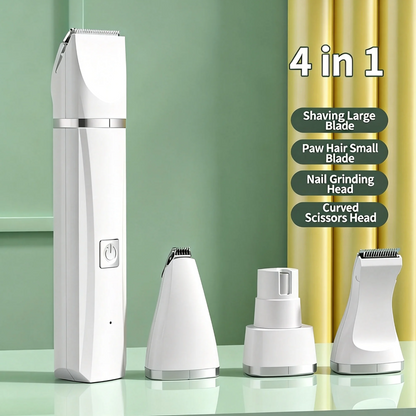 4-In-1 Pet Grooming Kit for Small Dogs Cats