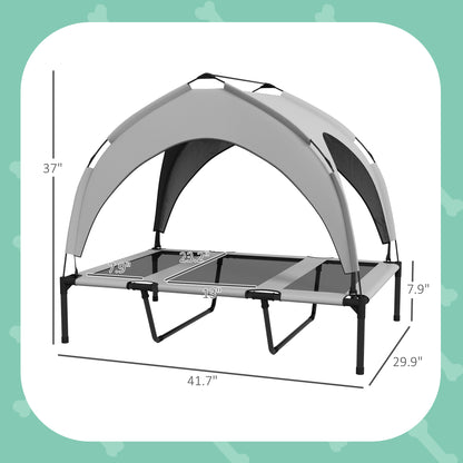 Elevated Dog Bed with Canopy