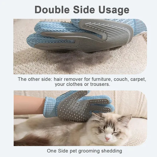 2-In-1 Pet Grooming Glove
