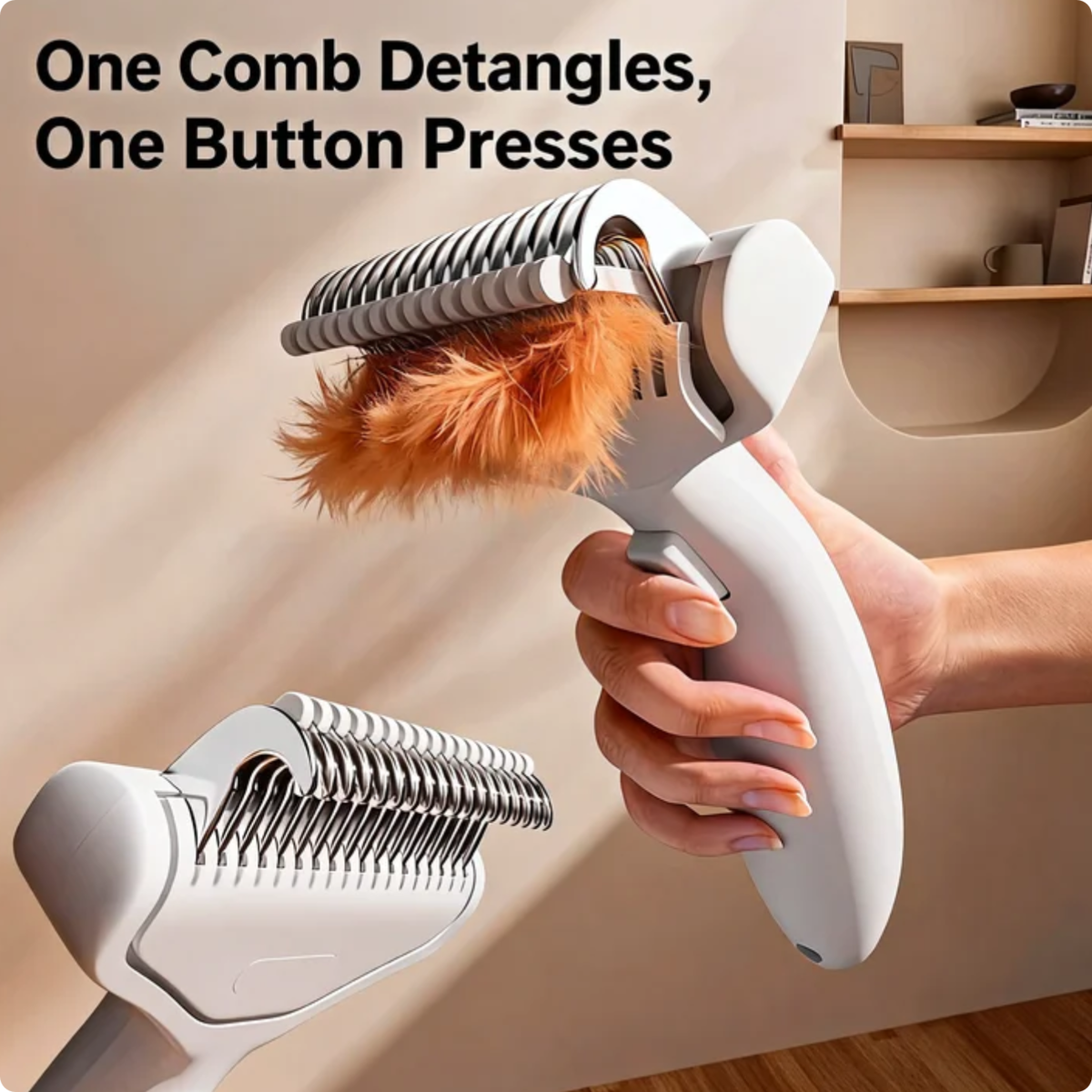 Pet Dematting Comb for Cats Dogs