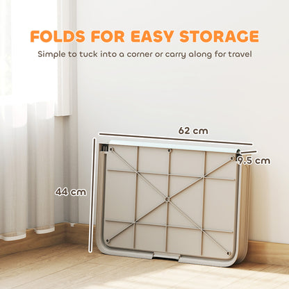 Pee Pad Holder Foldable Dog Litter Box With