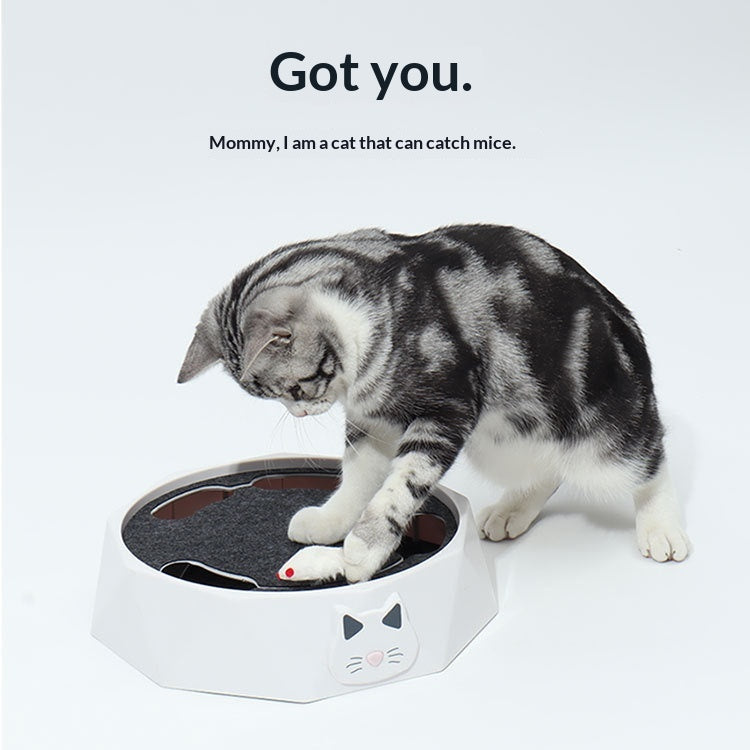 Plush Little Mouse Cat Turntable Automatic Electric Pet