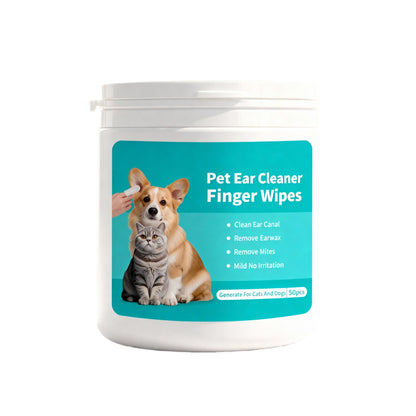 Pet Ear Cleaner Finger Wipes