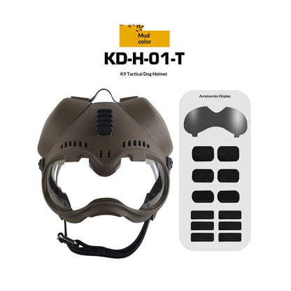 K9 Tactical Canine Head Mask Training Goggles Protective