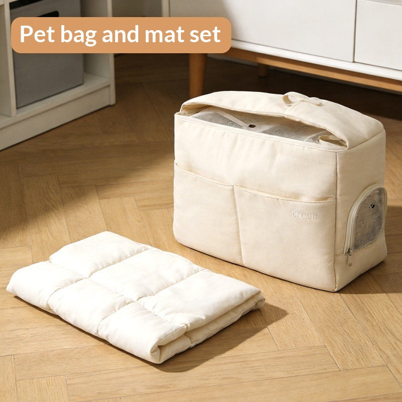 Pet Cat Carrier Portable for Outdoor Travel
