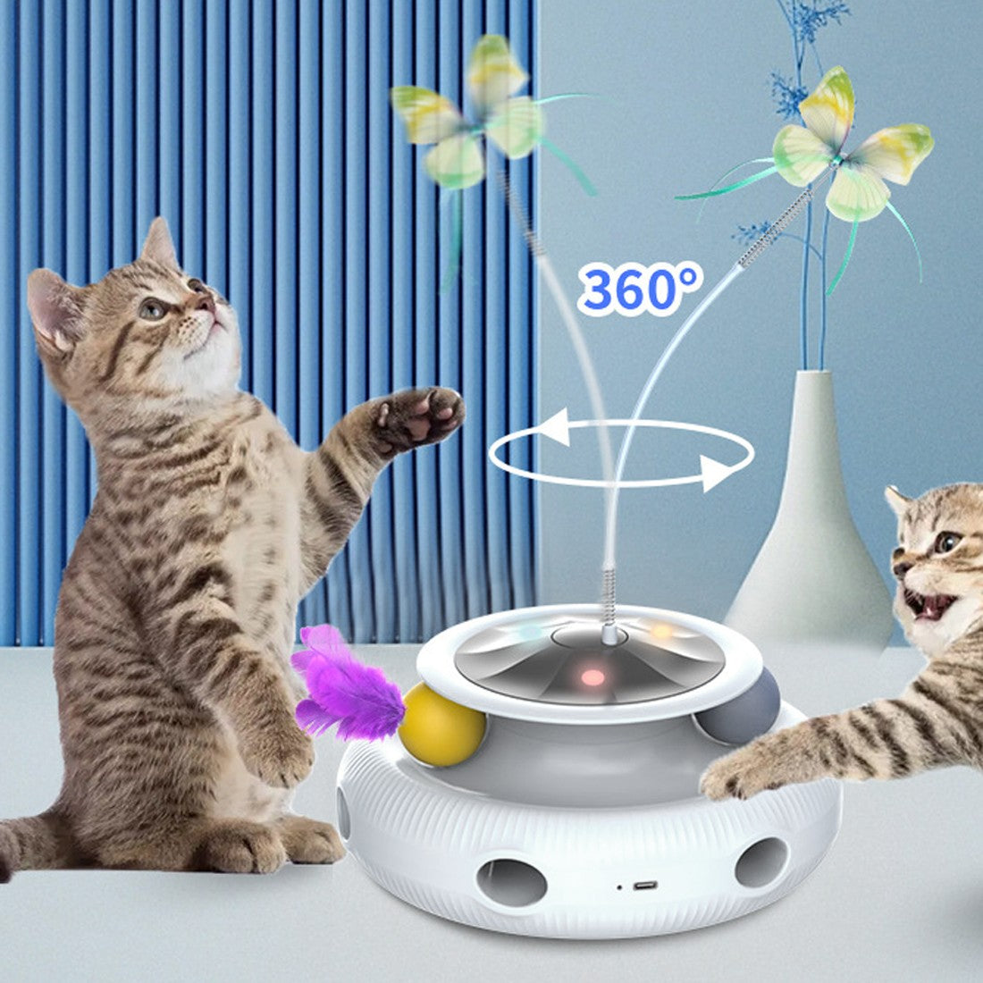 Multifunctional Electric Cat Toy Interactive Cat Toy Indoor