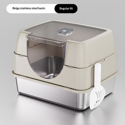 Odor-Proof Fully or Partially Enclosed Cat Litter Box