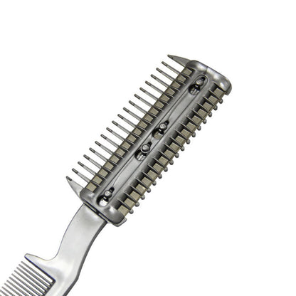 Pet Hair Cutting Comb with Replaceable Blades