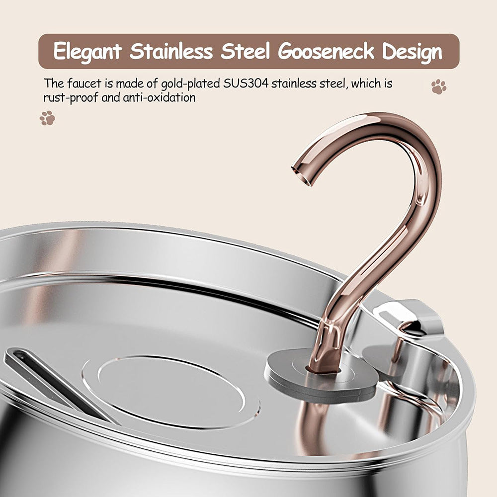 Round Stainless Steel Activated Carbon Filtered Water Dispenser