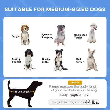 Elevated Portable Dog Cot Pet Bed with Uv