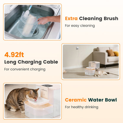 Smart Pet Water Fountain Automatic Cat Water Dispenser