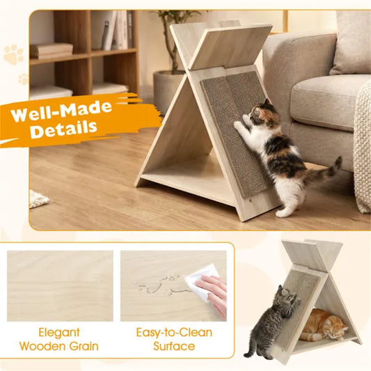 Multi-Functional Cat Scratcher