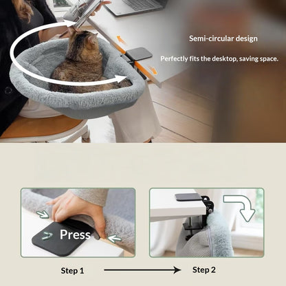 Household Folding Computer Desk Cat Bed