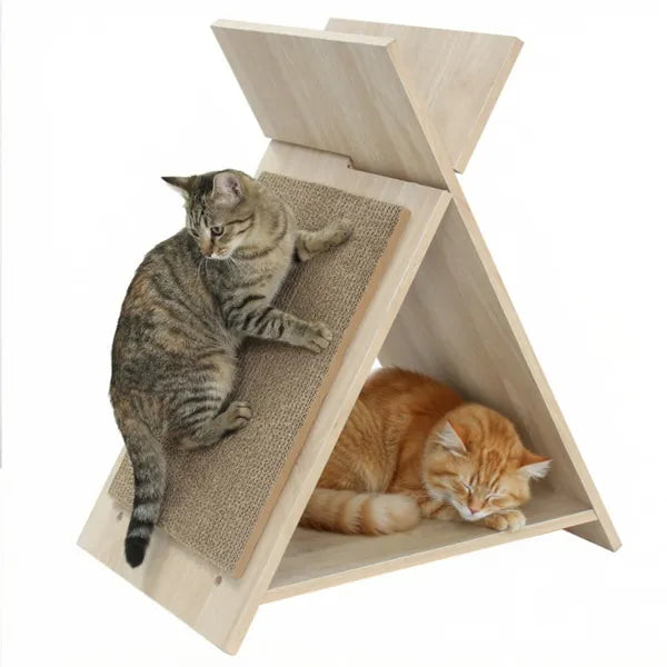 Multi-Functional Cat Scratcher