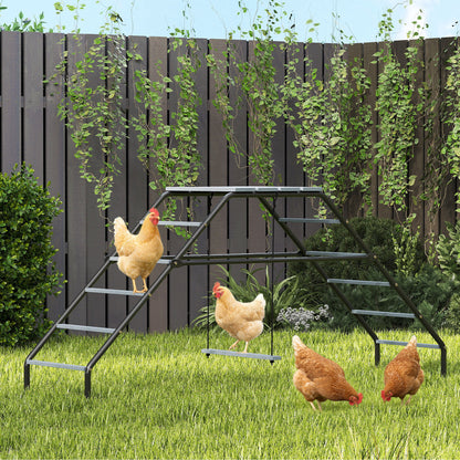 Chicken Coop Perches with Adjustable Swing