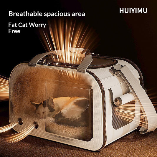 Winter Warm Cat Carrier Portable for Outings