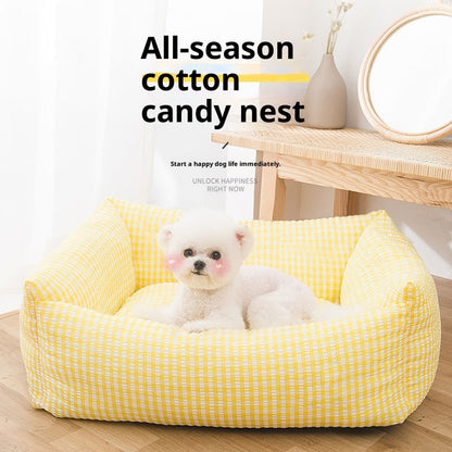 Small Dog & Cat Durable Kennel Winter Warm