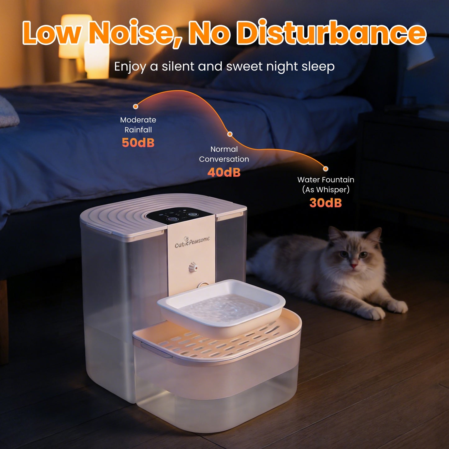 Smart Pet Water Fountain Automatic Cat Water Dispenser