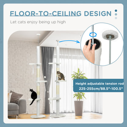 8.4' Floor to Ceiling Cat Tree
