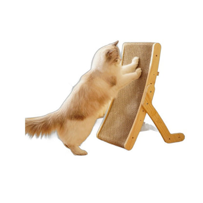 Multi-Functional Corrugated Cardboard Cat Scratcher Convertible Bed Vertical