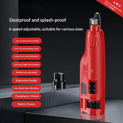 Pet Nail Grinder with Light 6