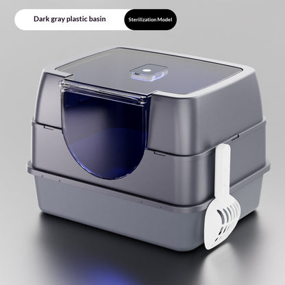 Odor-Proof Fully or Partially Enclosed Cat Litter Box