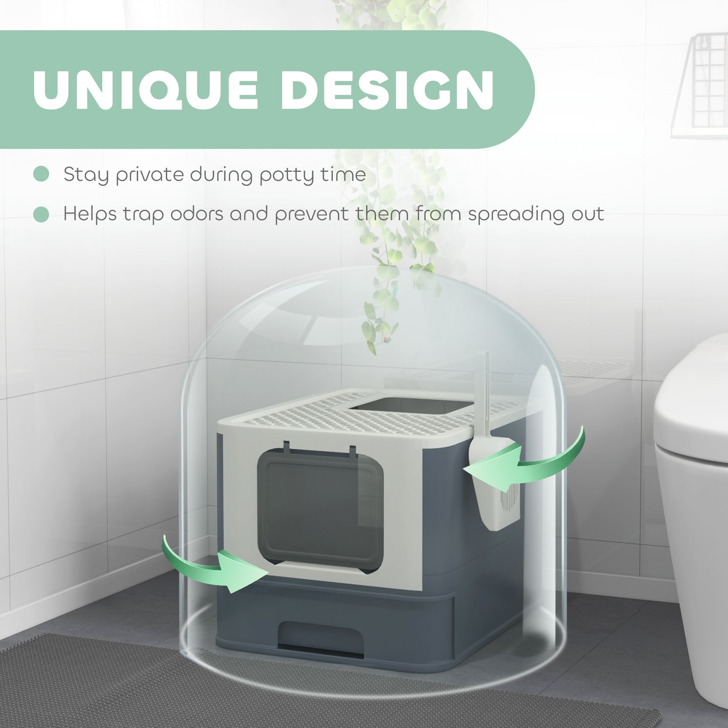 Cat Litter Box with Lid