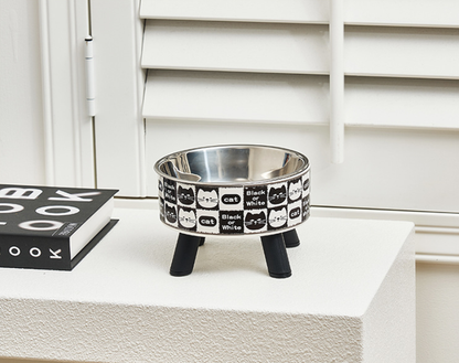 Product Pet Stainless Steel Feeding Bowl with Neck
