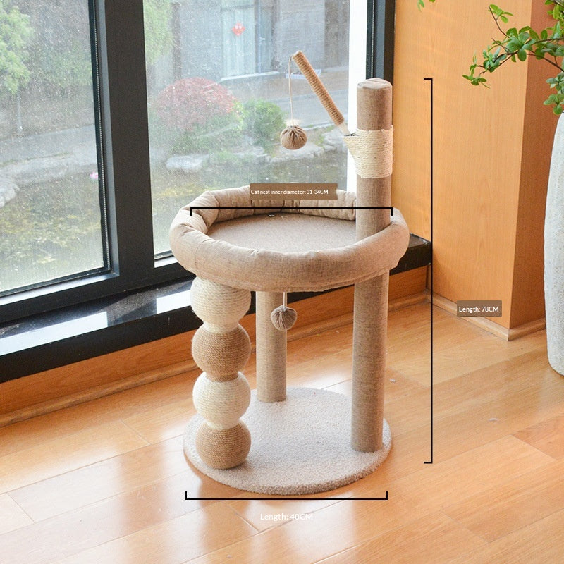 All-in-One Sisal Cat Tree That Doesnt Shed Fluff