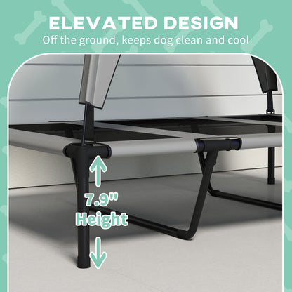 Elevated Dog Bed with Canopy