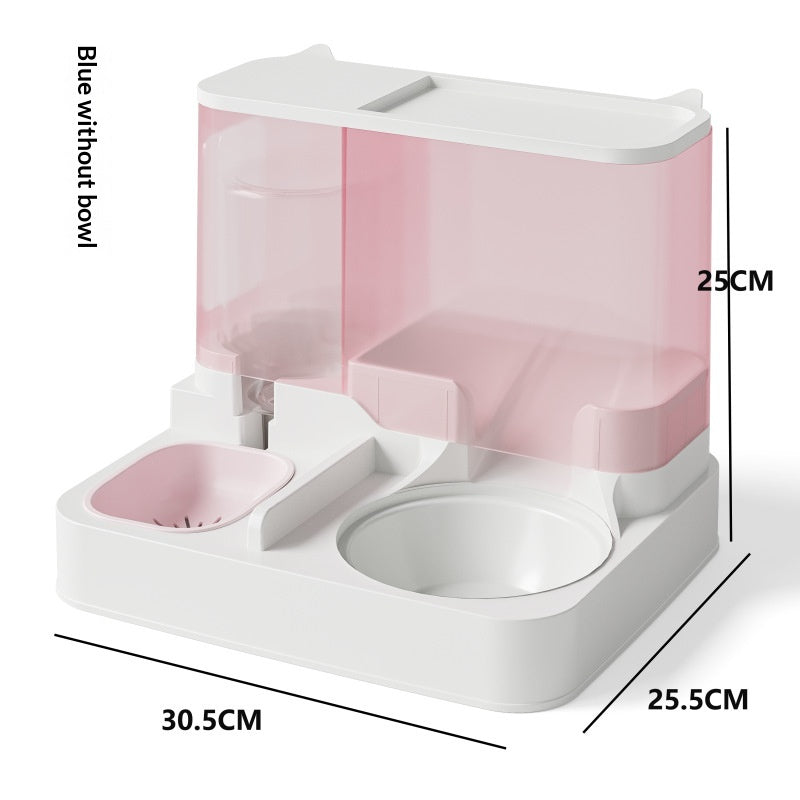 Automatic Feeder and Water Fountain Combo Cat Food