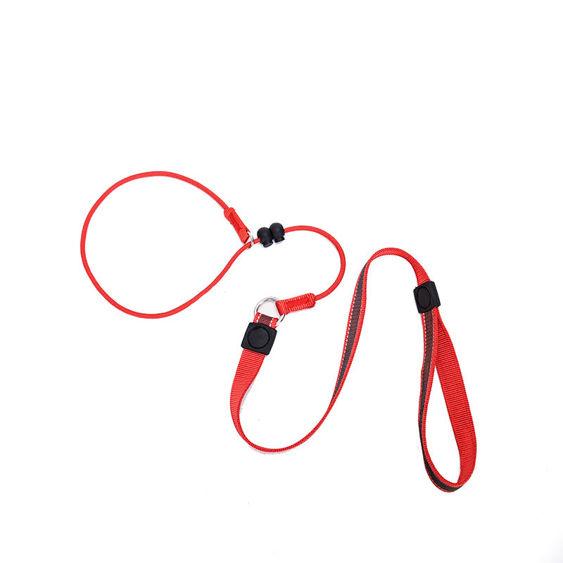 New Non-Slip Dog Training Leash Burst-Stop Choke Chain