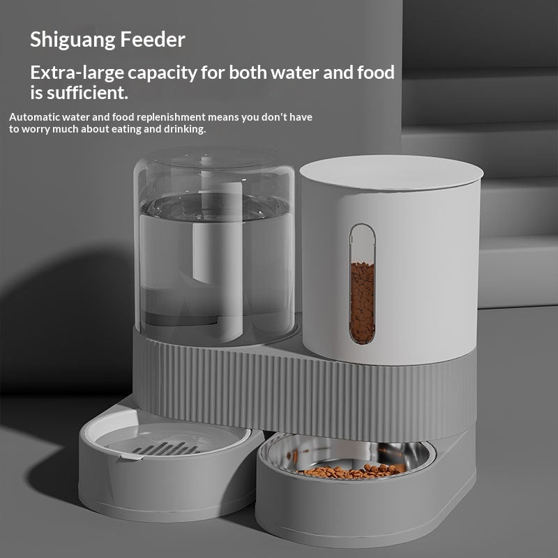 Automatic Pet Water and Food Dispenser in One
