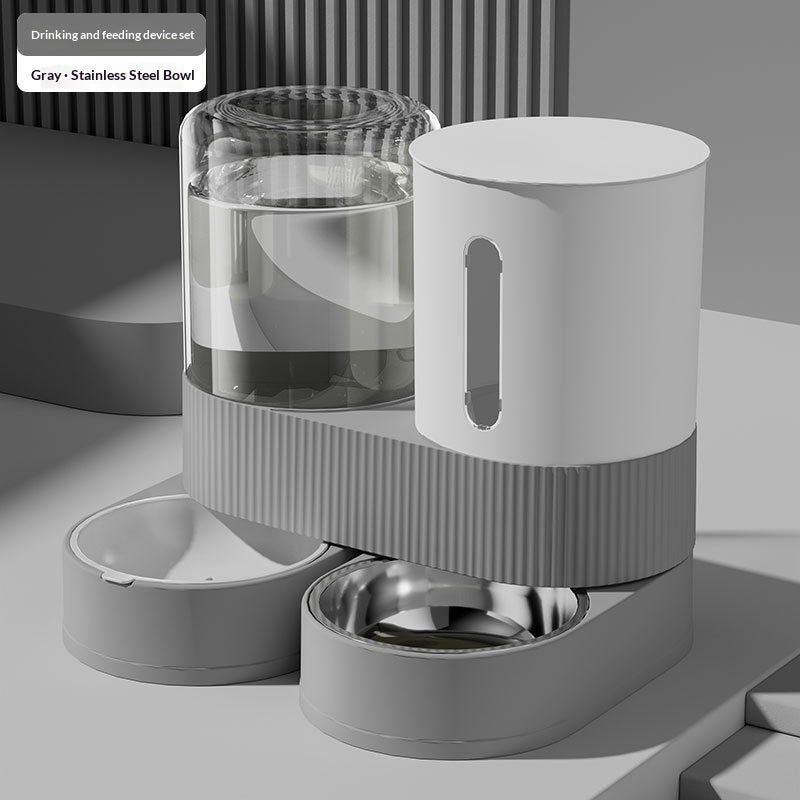 Automatic Pet Water and Food Dispenser in One