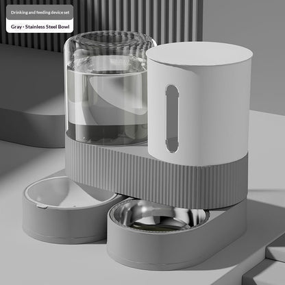 Automatic Pet Water and Food Dispenser in One