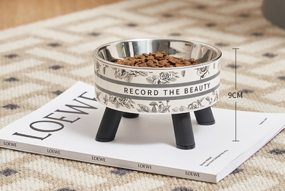 Product Pet Stainless Steel Feeding Bowl with Neck